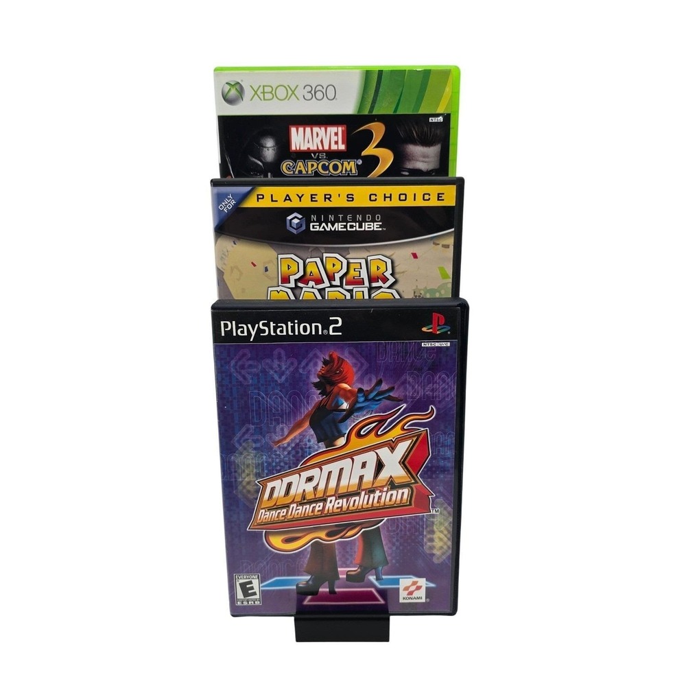 3 Tier Display Stand for Video Games‎ Blu Rays DVDS, PS1, PS2, PS3, PSP 3d